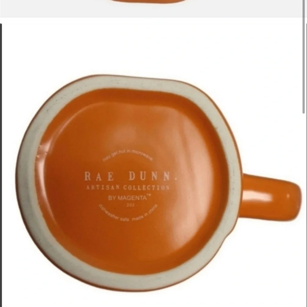 Rae Dunn-Pumpkin Everything Mug with Pumpkin Topper